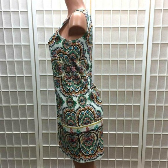 London Times Scoop Neck Shift Dress Size 4 - Picture 4 of 8